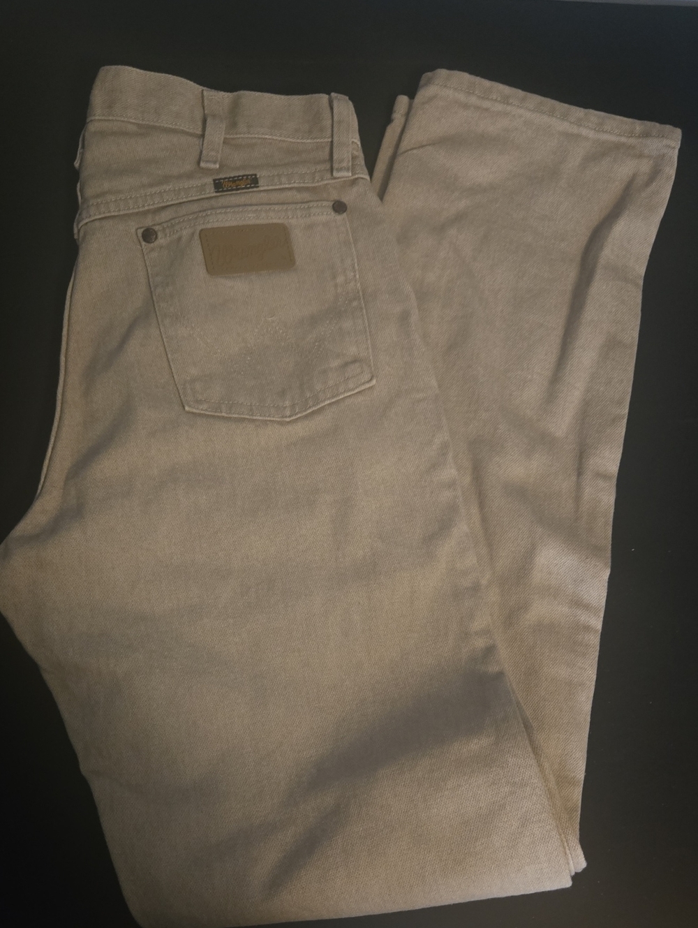 Wrangler Tan Jeans 32x36